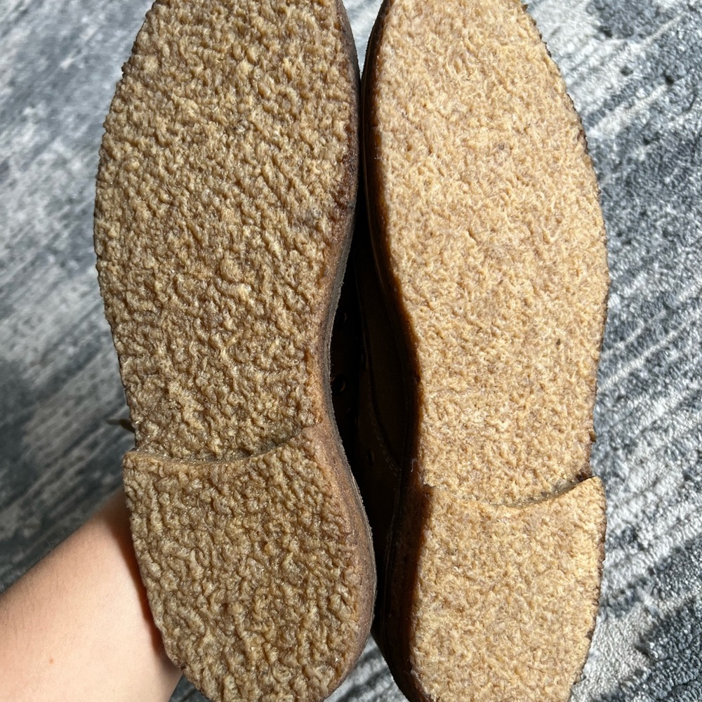 J Crew Desert Boot Womens 8.5 Brown Suede Lace Up Crepe Sole Made In Italy - Picture 6 of 9